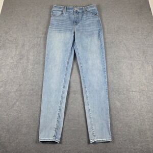 Levis Mile High Super Skinny Jeans Womens 29 Light Blue Excellent High Rise